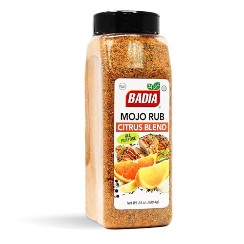 Badia Mojo Rub Citrus Blend, 24 oz - Zesty Citrus All-Purpose Grill Rub, Lemon Lime Spices