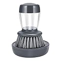 Soap Palm Brush Storage Set, 1 Piece Kitchen Brush with Bracket for Cleaning Pots, Pans and Sinks Scrub Brush Kitchen Scrub Brush