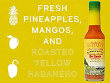 Elijah's Xtreme Pineapple-Mango Habanero Hot Sauce 3 Pack, Made with Fresh Fruit for Vibrant Flavor and Roasted Yellow Habanero Peppers for Heat