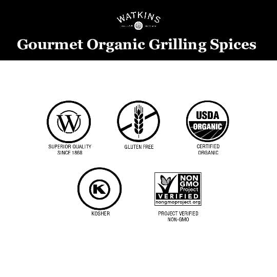 Watkins 2305863 2.6 oz Garlic Herb Salt Free Organic Seasoning - Pack of 12