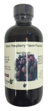 OliveNation Black Raspberry Flavor Fountain, Sugar-Free Water Soluble Beverage Flavoring, Kosher, Gluten Free, Vegan - 8 ounces