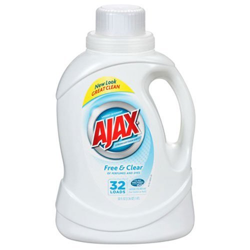 PHOENIX BRANDS 49551 Ajax Ultra Free & Clear Liquid Laundry Detergent, 50 oz