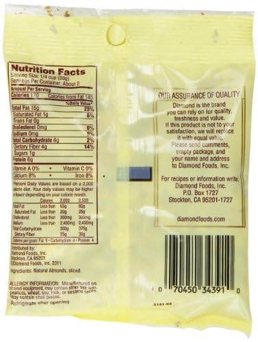 Diamond Almonds, Sliced, 2.25 Oz