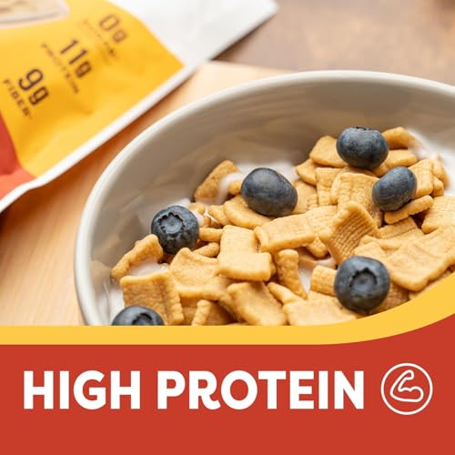 Catalina Crunch Protein Cereal - Breakfast Cereal with 10g of Protein, No Added Sugar - Gluten Free - Honey Nut with Almonds - 8 oz. Bag (Pack of 1)