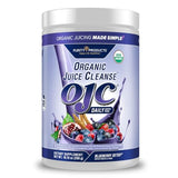 Purity Products OJC Blueberry Detox - Certified Organic Juice Cleanse Bloat + Gas Relief- Ft. OptiBiome Probiotics, Organic Super Fruits + 4 Grams
