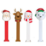 PEZ Candy Dispensers Set Christmas Holiday: Santa Claus, Santa's Reindeer, Snowman, and Polar Bear (Bundle of 4 Dispensers)