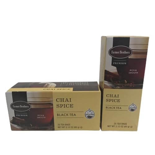 Farmer Brothers Premium: Chai Spice Hot Tea - 2/25 ct boxes