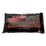 Ambrosia Semi-Sweet Chocolate Chips, 12 Ounce -- 12 per case.