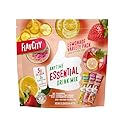 FlavCity Anytime Essential Lemonade Variety Pack - Powder Drink Mix Packets with Collagen - Lemonade Packets in 3 Flavors - Water Flavoring