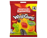 Maynards Bassetts Wine Gums £1 Sweets Bag 165g - PACK OF 2