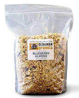 Olde Man Granola Gluten Free Granola - Non-GMO Healthy Granola Cereal - Soft Whole Grain Oats, Butter, Brown Sugar - Handmade in Colorado (Blueberry