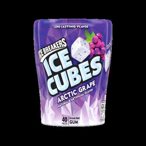 ICE BREAKERS ICE CUBES Sugar Free Gum (Pack of 4)