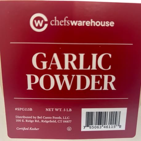 Garlic Powder Certified Kosher, 5lb. Jar