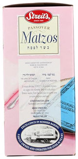 Streits Passover Regular Unsalted Matzo, 16 OZ