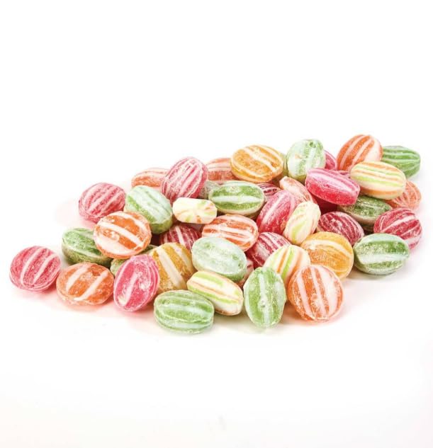 Forrelli Old Fashioned Hard Candy, Holiday Gift Tin 4-Pack, 18 Oz Each, Mixed Fruit and Spice Flavors, Reusable Storage Container