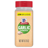 McCormick Garlic Powder, Non GMO, Made from Fresh, Whole Garlic Cloves, For Bringing Consistent Flavor to Favorite Foods While Cooking, 8.75 oz