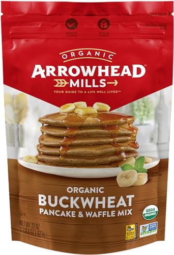 Arrowhead Mills Organic Buckwheat Pancake & Waffle Mix, 22 oz Bag