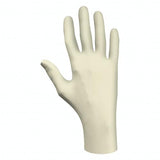 SHOWA 5005PF Powder-Free Latex Disposable Safety Glove, 3 Mil Thick, 9.5" Length, Large (1 Box)