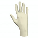 SHOWA 5005PF Powder-Free Latex Disposable Safety Glove, 3 Mil Thick, 9.5" Length, Large (1 Box)