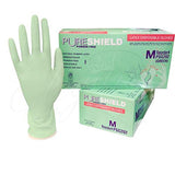 Pureshield PS202-1B Latex Disposable Gloves Powder, Medium, 100ct Box