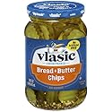 Vlasic Bread and Butter Pickle Chips, Keto Friendly, 16 FL OZ Jar