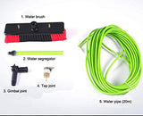 Techtongda Window Cleaning Poles Water Fed Brush 8m Poles Easy to Install