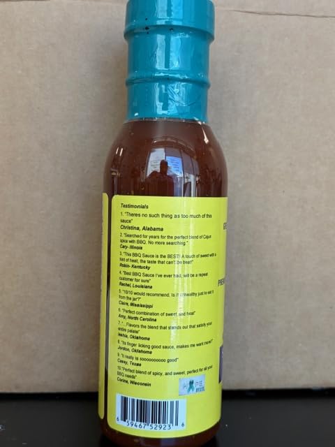 Bayou Brothers Lets Geaux; Sweet Heat Epic Authentic Cajun BBQ Sauce, Perfect for Dipping, Tossing, Glazing