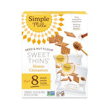Simple Mills Snack Packs Honey Cinnamon Seed & Nut Flour Sweet Thins, Paleo Friendly & Delicious Sweet Thin Cookies, Good for Snacks, Nutrient Dense