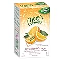 True Orange 32ct (Pack of 1) - Water Enhancer - Bulk Dispenser - 0 Calorie Drink Mix Packets for Water - Orange Flavoring Powder Packets