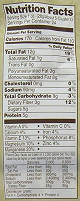 True North 100% Natural Clusters, Almond, Pecan, Cashews, Family Size 3 Pack QwX( 24 Ounce Each)