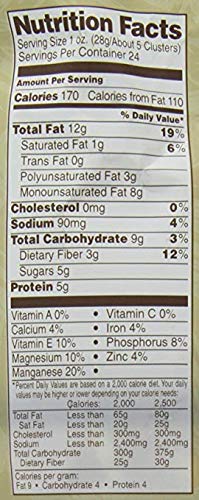 True North 100% Natural Clusters, Almond, Pecan, Cashews, Family Size 3 Pack QwX( 24 Ounce Each)