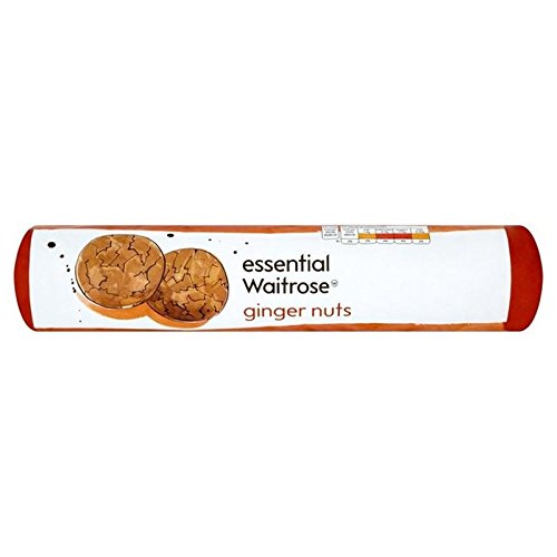 Essential Biscuits Ginger Nuts Waitrose 300g (Pack of 6)