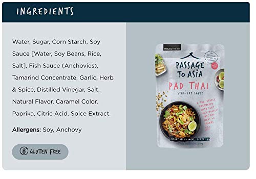 Passage Foods Passage to Thailand Pad Thai Stir-Fry Sauce Mild - 7 fl oz