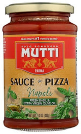 Mutti - Sauce Pizza Basil Evoo - Case of 6-14 Oz