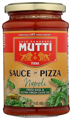 Mutti - Sauce Pizza Basil Evoo - Case of 6-14 Oz