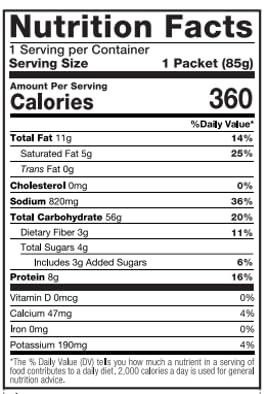 Lemonilo Ramen - Fire Chow Mein - Healthy Instant Ramen - Made with All-Natural Ingredients - Quick Meal Kit (2.99 Oz) - Single Pack