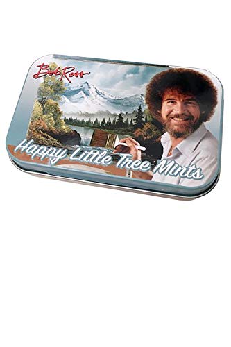 Bob Ross Positive Energy Drink 12 FL OZ Bundled with Happy Little Tree Mints