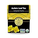 Buddha Teas - Mullein Leaf - Organic Herbal Tea - Single Ingredient - Warm Amber Hue - Mild, Earthy, Sweet Taste - Enjoy Hot or Cold - Caffeine Free