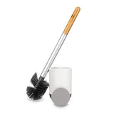 Full Circle Scrub Queen, Bathroom Toilet Brush with Ceramic Holder and Instant-Dry Coating for Mold & Mildew Prevention, More Hygenic Toilet Cleaning
