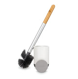 Full Circle Scrub Queen, Bathroom Toilet Brush with Ceramic Holder and Instant-Dry Coating for Mold & Mildew Prevention, More Hygenic Toilet Cleaning