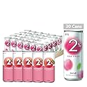 LOTTE 2% Soft Drink Peach/Plum Variety (240ml/Pack) (Peach, 30 Cans)