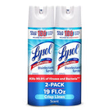 Lysol Disinfectant Spray, Household Cleaning Supplies, Disinfecting Multi-Purpose Room Spray, Antibacterial Sanitizer, Deodorizer, Kills Hantavirus
