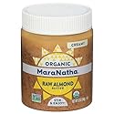 MaraNatha Organic Creamy Raw Almond Butter, 12 Ounce Jar