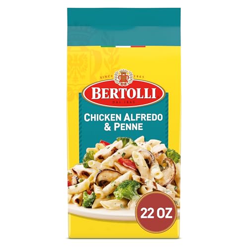 Bertolli Chicken Alfredo & Penne Frozen Meals With Broccoli, Portabella Mushrooms & Tomatoes, 22 oz