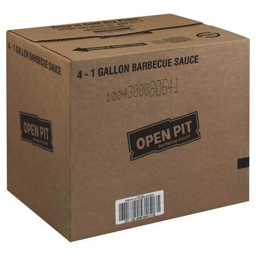 Open Pit Hickory Barbecue Sauce Jug, 1 Gallon -- 4 per Case