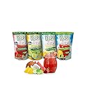 Klass Aguas Frescas Drink Mix Variety Pack - Pina Colada, Cucumber Limeade, Tropical Punch & Strawberry Watermelon - Powder Drink Mix, Water Drink Mix