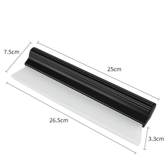 SiyphuNing10.5 inches Antislip Water Blade for Car Drying Water Wiper Silicone Squeegee Natural Rubber Car Dryer for Window, Glass, Vehicle Auto