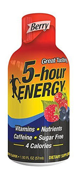 5 Hour Energy Drink Shot, Berry, 2Pack (24 Count Each ) Nm@kSd