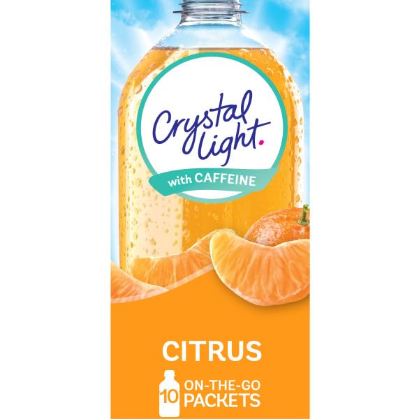 Crystal Light Energy Drink Mix Variety Pack, Zero Sugar Powdered Beverage Mix for Water Flavoring and Low Calorie Energy Drinks, Wild Strawberry