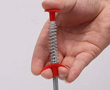 63 Inch Drain Pipe Cleaner,Drain Auger Hair Catcher, Sink Dredge Drain Clog Remover Cleaning Tools for Kitchen Bathroom Tub Toilet Washbasin Clogged